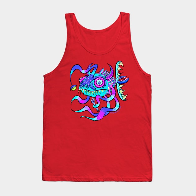 Fallen Angel Angler Fish Tank Top by doubletony